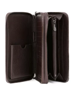 Hexagona Compagnon De Voyage En Cuir De Vachette Marron " 137656 "