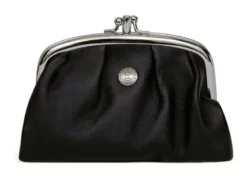 Hexagona Porte Monnaie Cuir D'agneau Noir " E77270 " -Hexagona Soldes Boutique e7727001001 005664600 1659 20012022