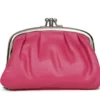 Hexagona Porte Monnaie Cuir D'agneau Fushia " E77270 " -Hexagona Soldes Boutique e7727030002 008913900 1659 20012022