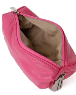 Hexagona Porte Monnaie Cuir D'agneau Fushia " E77270 " -Hexagona Soldes Boutique e7727030004 021275000 1659 20012022