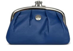 Hexagona Porte Monnaie Cuir D'agneau Bleu " E77270 " -Hexagona Soldes Boutique e7727037001 025300700 1659 20012022