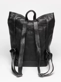 Sac à Dos Cuir 24 H Le Mans Noir " FERNANDO "