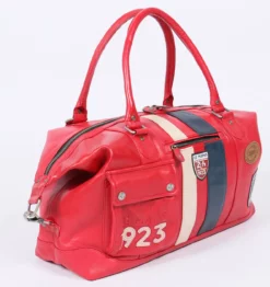 Sac De Voyage Rouge 100 Ans 24 H Le Mans " GASTON " -Hexagona Soldes Boutique gastonrougebiais 085521300 1444 26012023