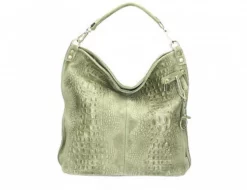 Sac Cuir Vachette Vert Menthe "LUISA" -Hexagona Soldes Boutique luisaverdementaface 049233000 1751 03062021
