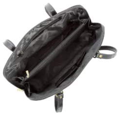 Hexagona Sac Porté épaule 2 Anses Cuir Vachette Noir " 110469 " -Hexagona Soldes Boutique maroquinerie femme sac cuir 110469 noir doublure 098952600 1134 13092019