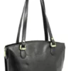 Hexagona Sac Porté épaule Cuir Vachette Noir " 111807 " -Hexagona Soldes Boutique maroquinerie femme sac cuir 111807 noir biais 056207800 1621 13092019