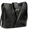 Hexagona Sac Porté Travers Cuir Vachette Noir " 111960 " -Hexagona Soldes Boutique maroquinerie femme sac cuir 111960 noir biais 059071300 1644 13092019
