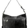 Hexagona Sac Cuir Vachette Noir " 112266 " Porté épaule -Hexagona Soldes Boutique maroquinerie femme sac cuir 112266 noir dos 098890800 1656 13092019