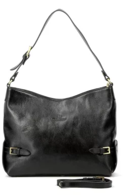 Hexagona Sac Cuir Vachette Noir " 112266 " Porté épaule 8 Hexagona Sac Cuir Vachette Noir " 112266 " Porté épaule -Hexagona Soldes Boutique maroquinerie femme sac cuir 112266 noir face 087404400 1656 13092019
