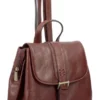 Hexagona Sac à Dos Cuir Vachette Marron " 112194 " -Hexagona Soldes Boutique maroquinerie femme sac cuir 112914 marron biias 012949300 1044 17092019