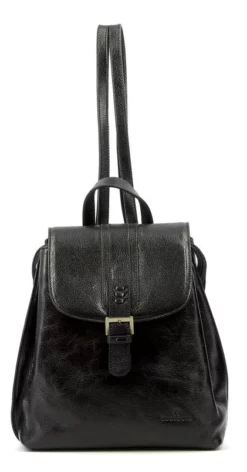 Hexagona Sac à Dos Cuir Vachette Noir " 112194 " -Hexagona Soldes Boutique maroquinerie femme sac cuir 112914 noir face 068632300 1044 17092019