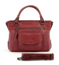 Hexagona Sac Cuir Femme Vachette Carmin " 414719 " Porté Main Et épaule 9 Hexagona Sac Cuir Femme Vachette Carmin " 414719 " Porté Main Et épaule -Hexagona Soldes Boutique maroquinerie femme sac cuir 414719 carmin 050685200 1741 16092019