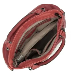 Hexagona Sac Cuir Femme Vachette Carmin " 414719 " Porté Main Et épaule 8 Hexagona Sac Cuir Femme Vachette Carmin " 414719 " Porté Main Et épaule -Hexagona Soldes Boutique maroquinerie femme sac cuir 414719 carmin doublure 038063500 1741 16092019