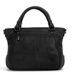 Hexagona Sac Cuir Femme Vachette Noir " 414719 " Porté Main Et épaule -Hexagona Soldes Boutique maroquinerie femme sac cuir 414719 noir dos 054179600 1741 16092019