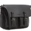 Hexagona Sac Porté Travers Cuir Vachette Noir " 415366 " -Hexagona Soldes Boutique maroquinerie femme sac cuir 415366 noir biais 091990900 1755 16092019