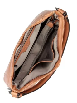 Hexagona Sac Porté épaule 1 Anse Cuir Vachette Terre " 415373 " -Hexagona Soldes Boutique maroquinerie femme sac cuir 415373 terre doublure 072168400 1513 17092019
