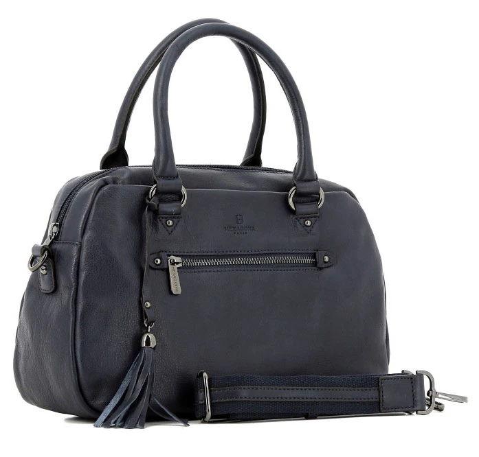 Hexagona Sac Cuir Vachette Bleu " 415491 " 3 Hexagona Sac Cuir Vachette Bleu " 415491 "