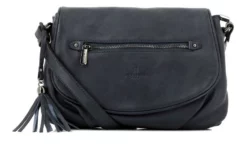 Hexagona Sac Cuir Vachette Bleu " 415495 " -Hexagona Soldes Boutique maroquinerie femme sac cuir 415495 bleu face 080172600 1814 16092019