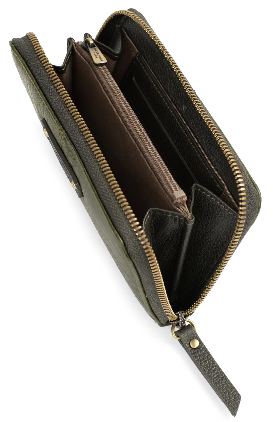 Hexagona Portefeuille Cuir Kaki " P98251 " 5 Hexagona Portefeuille Cuir Kaki " P98251 " – Image 3