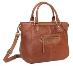 Hexagona Sac Porté Main 2 Poignées Fauve " P99776 " -Hexagona Soldes Boutique p9977692002 096823100 1635 27092022