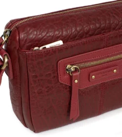 Hexagona Sac Porté Travers Carmin " P99777 " -Hexagona Soldes Boutique p9977726004 049523200 1635 27092022