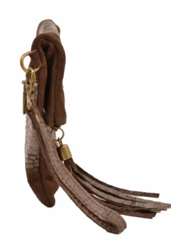 Pochette Cuir Vachette Femme Dark Brown " TECLA " -Hexagona Soldes Boutique pochette cuir vachette dark brown tecla biais 095863700 1126 19062017