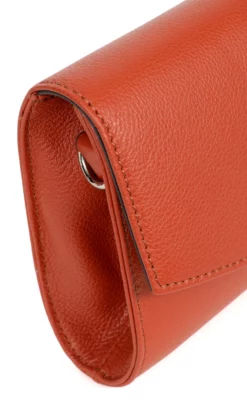 Hexagona Pochette De Soirée En Cuir De Vachette Orange " 466172 " -Hexagona Soldes Boutique pochettedesoireeencuirdevachette466172 orange 3 050477000 1540 12032021