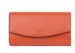 Hexagona Pochette De Soirée En Cuir De Vachette Orange " 466172 " -Hexagona Soldes Boutique pochettedesoireeencuirdevachette466172 orange 067161800 1540 12032021