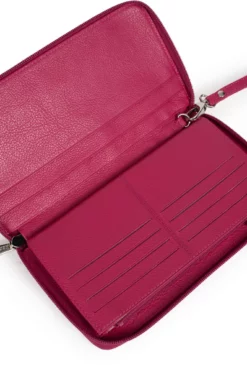 Hexagona Porte Carte/billet En Cuir De Vachette Fushia " 467487 " -Hexagona Soldes Boutique portecartebilletencuirdevachette4674879 095291400 1030 19032021