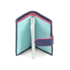 Hexagona Porte Carte Cuir Vachette Bleu Multicouleur " 227375 " -Hexagona Soldes Boutique portecarteencuirdevachette227375 bleu ouvert 049656500 1417 11062018