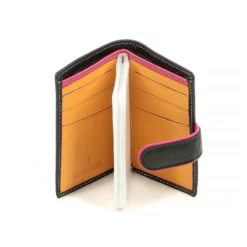 Hexagona Porte Carte Cuir Vachette Noir Multicouleur " 227375 " -Hexagona Soldes Boutique portecarteencuirdevachette227375 noir ouvert 032101000 1417 11062018