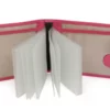Hexagona Porte-cartes En Cuir De Vachette Fushia " 461130 "