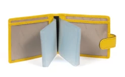 Hexagona Porte-cartes En Cuir De Vachette Jaune " 461130 "