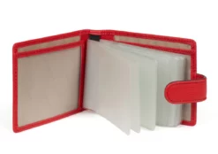 Hexagona Porte-cartes En Cuir De Vachette Fraise " 461130 "