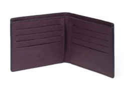 Hexagona Porte-cartes En Cuir De Vachette Premium Grainé Bordeaux " 207776 "