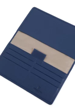 Hexagona Porte-chéquier En Cuir De Vachette Bleu " 467245 " -Hexagona Soldes Boutique portechequierencuirdevachette46724512 021668500 1030 19032021