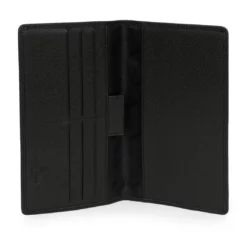 Hexagona Porte-chéquier En Cuir De Vachette Noir " 467245 "