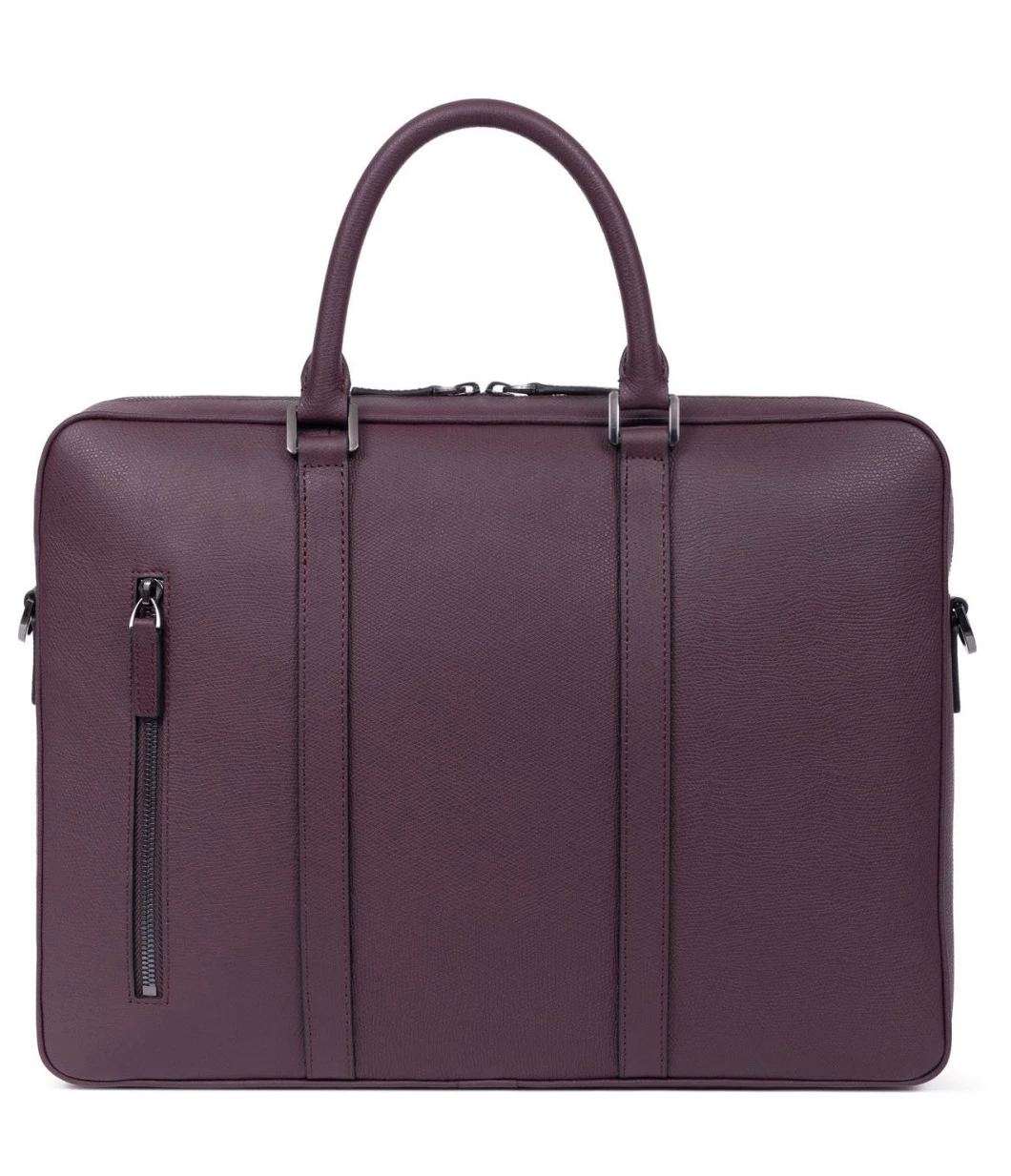 Hexagona Porte-documents 15" Et A4 En Cuir De Vachette Bordeaux " 206034 " 4 Hexagona Porte-documents 15" Et A4 En Cuir De Vachette Bordeaux " 206034 " – Image 2