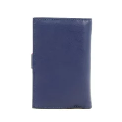 Hexagona Portefeuille Cuir Vachette Bleu Multicouleur " 227431 "