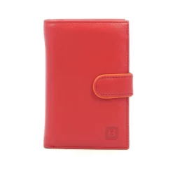 Hexagona Portefeuille Cuir Vachette Rouge Multicouleur " 227431 " -Hexagona Soldes Boutique portefeuilleencuirdevachette227431 rouge 033216800 1418 11062018
