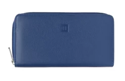 Hexagona Portefeuille En Cuir De Vachette Bleu " 467258 " -Hexagona Soldes Boutique portefeuilleencuirdevachette46725810 005324400 1026 19032021