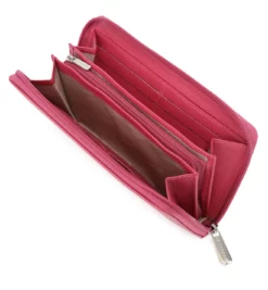 Hexagona Portefeuille En Cuir De Vachette Fushia " 467258 " -Hexagona Soldes Boutique portefeuilleencuirdevachette4672584 019219800 1026 19032021