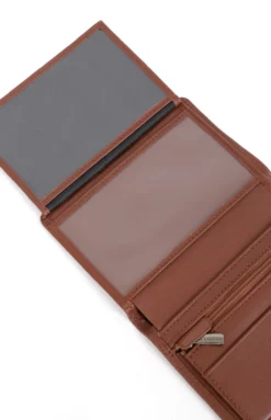 Hexagona Portefeuille En Cuir De Vachette Cognac " 727524 "