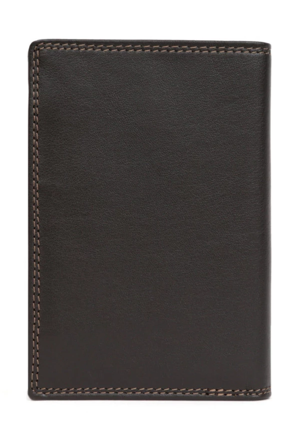 Hexagona Portefeuille En Cuir De Vachette Marron " 727524 " 3 Hexagona Portefeuille En Cuir De Vachette Marron " 727524 "