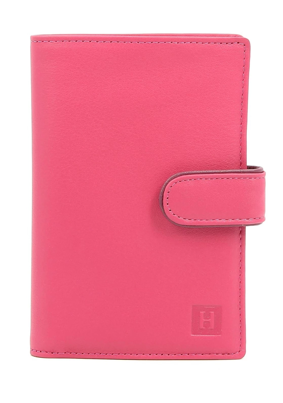 Hexagona Portefeuille Européen En Cuir De Vachette Fushia " 227376 " 5 Hexagona Portefeuille Européen En Cuir De Vachette Fushia " 227376 " – Image 3