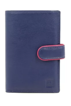 Hexagona Portefeuille Européen En Cuir De Vachette Bleu " 227376 " -Hexagona Soldes Boutique portefeuilleeuropeenencuirdevachette227376 015311100 1030 19032021