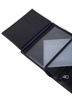 Hexagona Portefeuille Européen Cuir Vachette Grainé Noir Marine " 687813 " -Hexagona Soldes Boutique portefeuilleeuropeenencuirdevachette687813 noir marine 4 019687100 1654 16032021