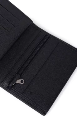 Hexagona Portefeuille Européen Cuir Vachette Grainé Noir Taupe " 687813 " -Hexagona Soldes Boutique portefeuilleeuropeenencuirdevachette687813 noir taupe 5 056131300 1654 16032021