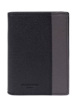 Hexagona Portefeuille Européen Cuir Vachette Grainé Noir Taupe " 687813 " -Hexagona Soldes Boutique portefeuilleeuropeenencuirdevachette687813 noir taupe 6 029878200 1654 16032021