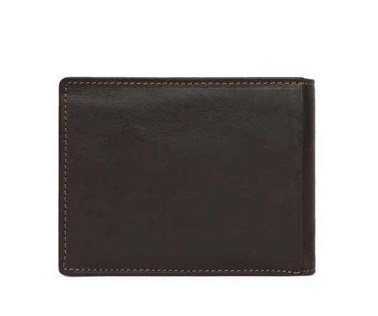 Hexagona Portefeuille Italien En Cuir De Vachette Marron " 151049 " 4 Hexagona Portefeuille Italien En Cuir De Vachette Marron " 151049 " – Image 2